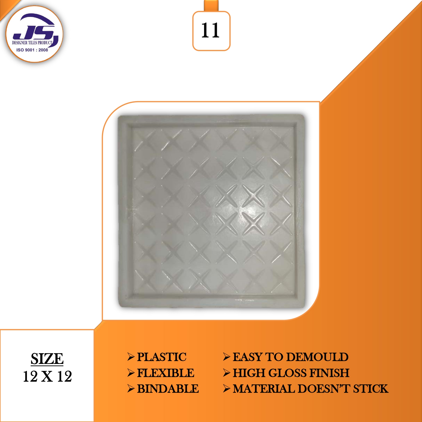 Star (12x12) Plastic Mould